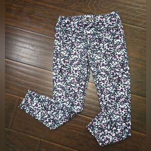 Avia Womens Stretchy Multicolor Athleisure Leggings Large